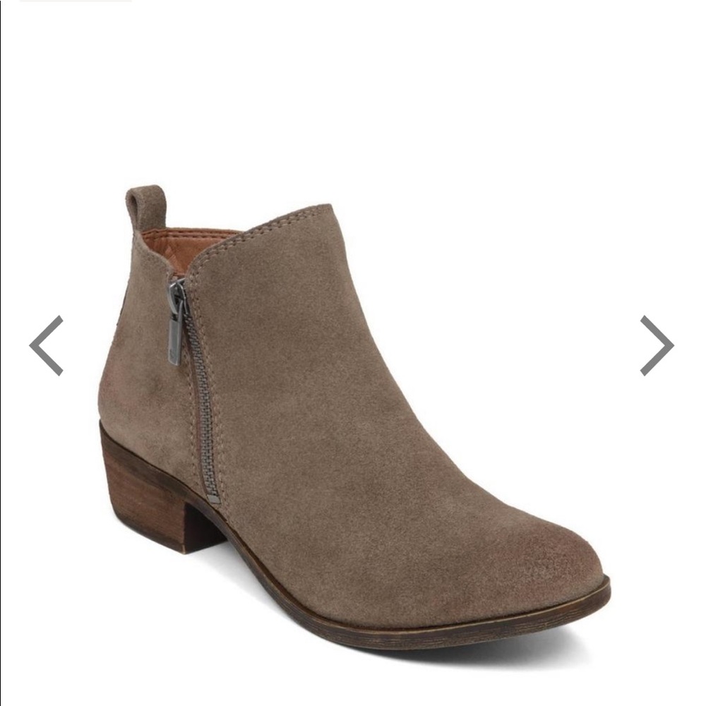 Lucky Brand Suede Booties